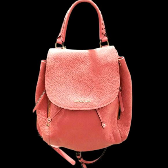 Michael Kors Large Viv Convertible Backpack in Pink - EUC - Picture 1 of 7
